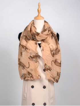 CHIFFON WRINKLE, JAGUAR SCARF